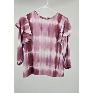 Udel NY Womens Tie Dye Top Purple/Pink NWT Size Small